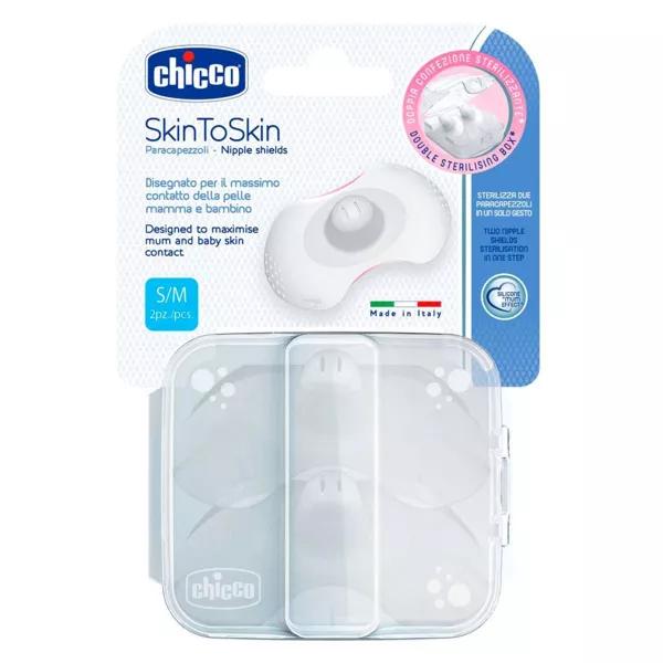 Chicco Breastfeeding Silicone Nipple Protectors S/M 2 pcs