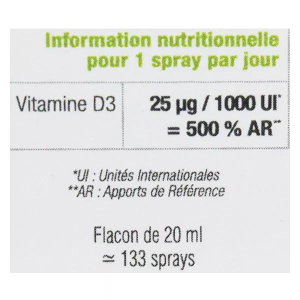 D.Plantes Vitamina D3 1000UI Spray Vegetal 20ml