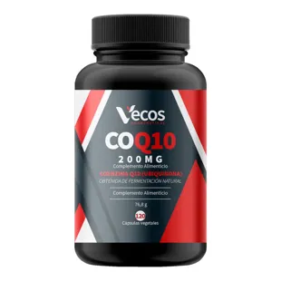 Vecos Nucoceutical Coenzyme Q10 200 mg 120 Vegetable Capsules