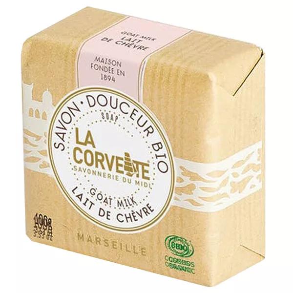 La Corvette Marseille Sapone delicato  Bio Latte di Capra 100g