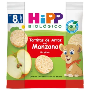 HiPP Rice Pancakes with Apple +8m BIO 30 gr