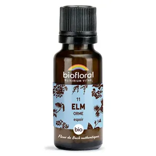 Biofloral 11 Granuli di Elm, Granuli Biologici di Fiori di Bach, 19,5 g