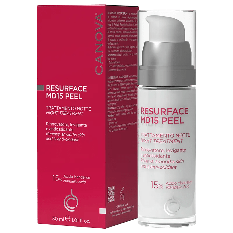 Canova Resurface MD15 Peel Trattamento Notte Rinnovatore 30 ml