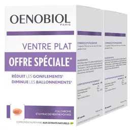 Oenobiol Ventre Plat Lot de 2 x 60 capsules