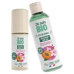 Je Suis Bio Mes Déodorants en Roll-On 24h Fleur de Cerisier & Abricot 50ml