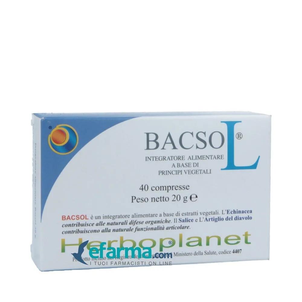 Herboplanet Bacsol Integratore 40 Compresse