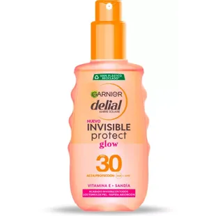 Garnier Delial Protect Invisible Solar Glow Vitamin E und Wassermelonenextrakt SPF30 Spray 150 ml
