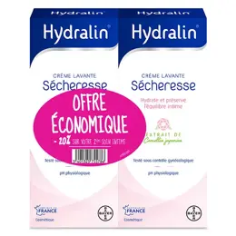 Hydralin Sécheresse Crème Lavante Lot de 2 x 200ml