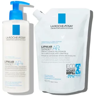La Roche Posay Lipikar AP+ Syndet 400 ml + Recharge