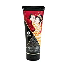 Shunga Crème de Massage Délectable Vin Pétillant & Fraise 200ml