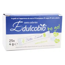 Edulcobio Alternative au Sucre Érythol en Poudre Bio 4g x 25