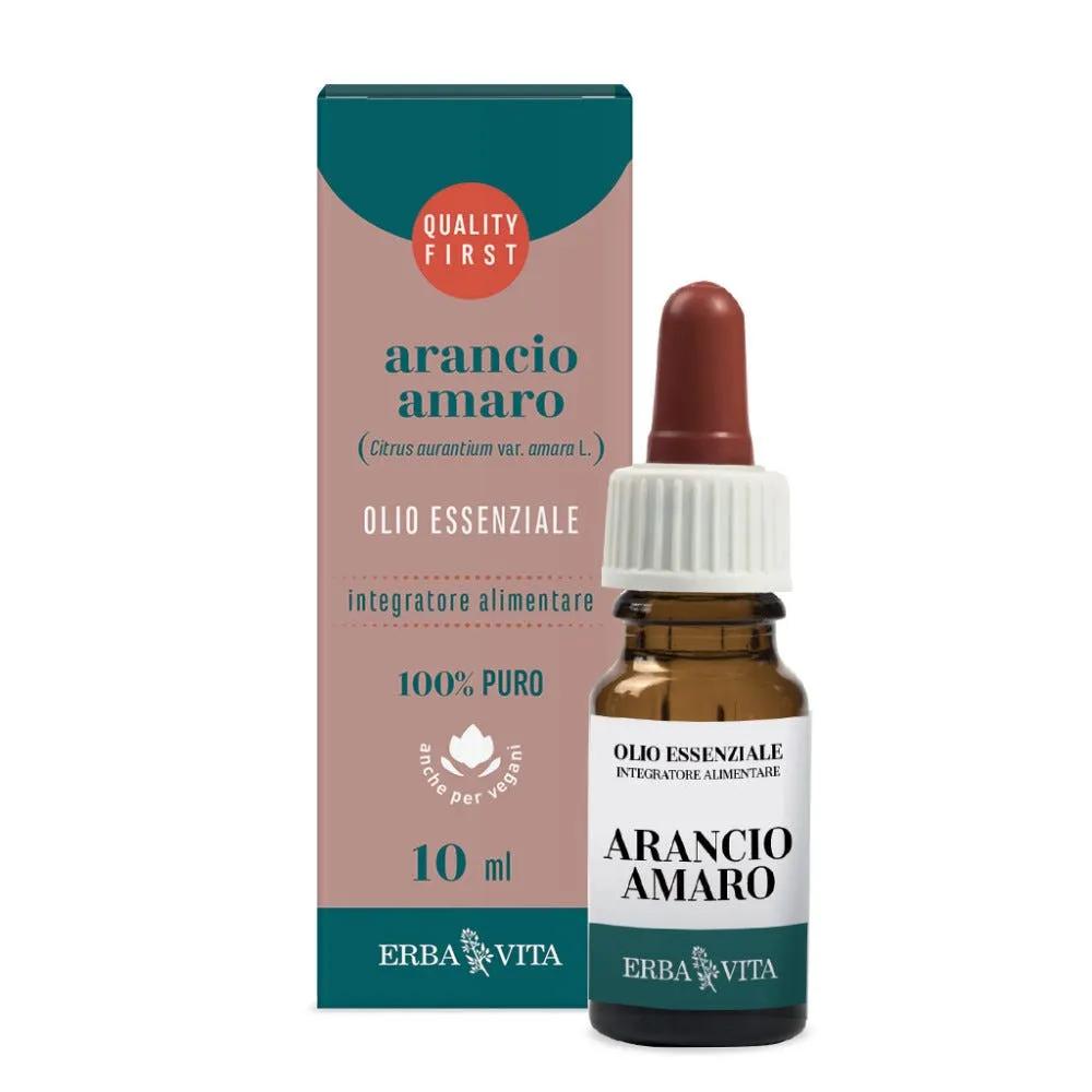 Erba Vita Olio Essenziale Arancio Amaro Integratore Intestinale 10 Ml