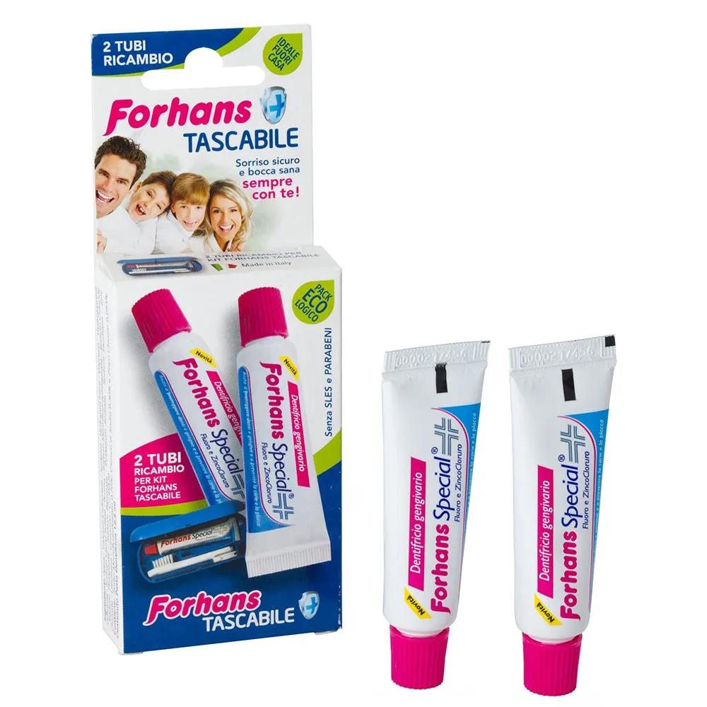 Forhans Tascabile Kit Ricambio Dentifricio Promo Bipacco 2x12,5 ml