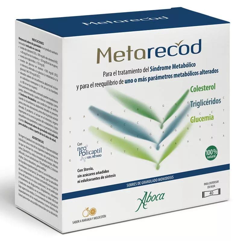 Aboca Metarecod Colesterol, Triglicéricos y Glucemia 40 Sobres
