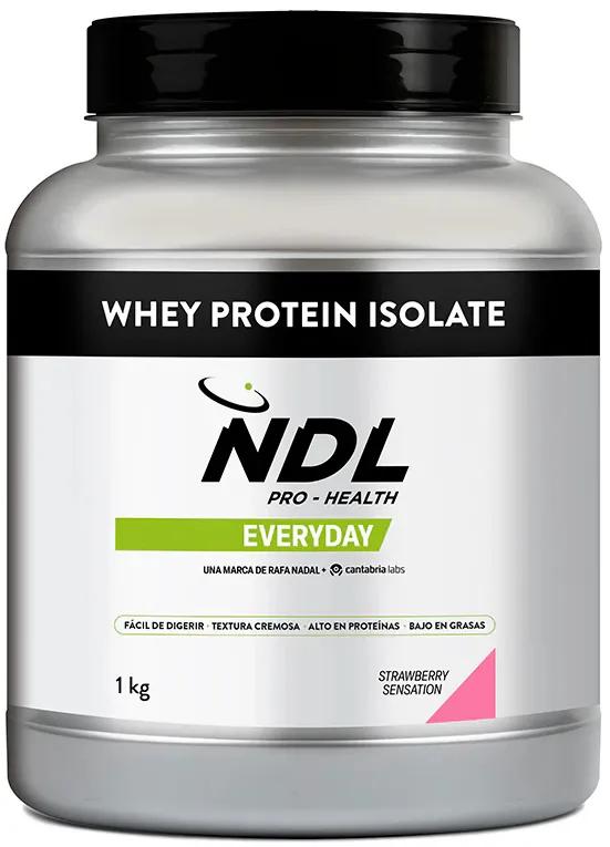 NDL Pro-Health Wey Protein Isolaat Aardbei 1 kg