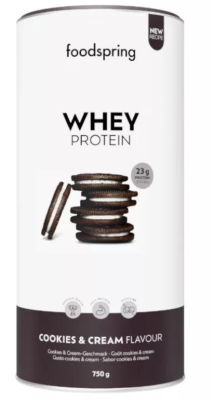 foodspring Whey Protein Cookies & Cream 750 gr