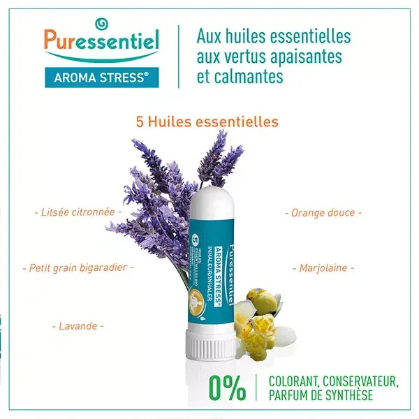 Puressentiel Sommeil & Détente Inhaleur Stress 1ml