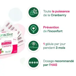 Naturactive Urisanol Cranberry 30 gélules