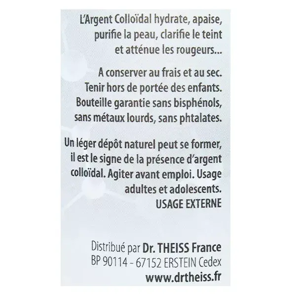 Dr Theiss Argent Colloïdal 20ppm 500ml