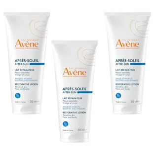 Avène Emulsão Reparadora Pós-Sol 3x200 ml