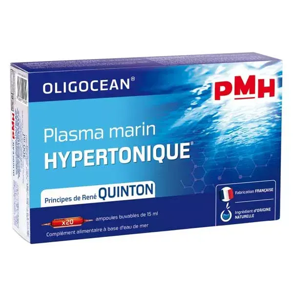 Oligocean PMH Plasma Marin Hypertonique 20 ampoules