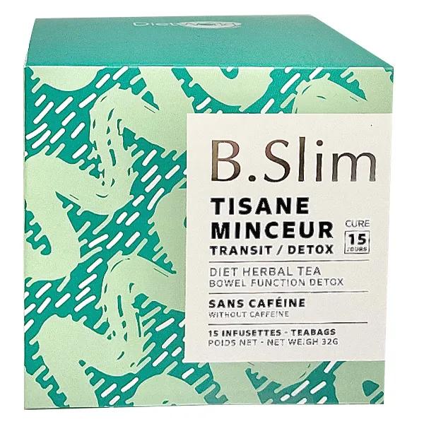 Tisane Minceur Dietworld B.Slim Transit Detox - 30 Infusettes, Contrôle Poids