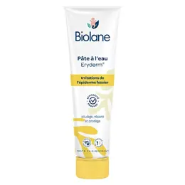 Biolane - Pâte à l'eau Eryderm - Bébé - Soulage/Répare - Epiderme Fessier - 75ml