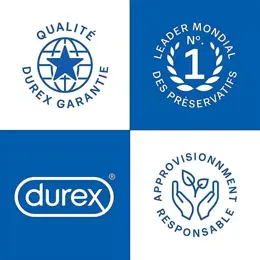 Durex Classic Jeans Confort et Confiance 3 préservatifs lubrifiés