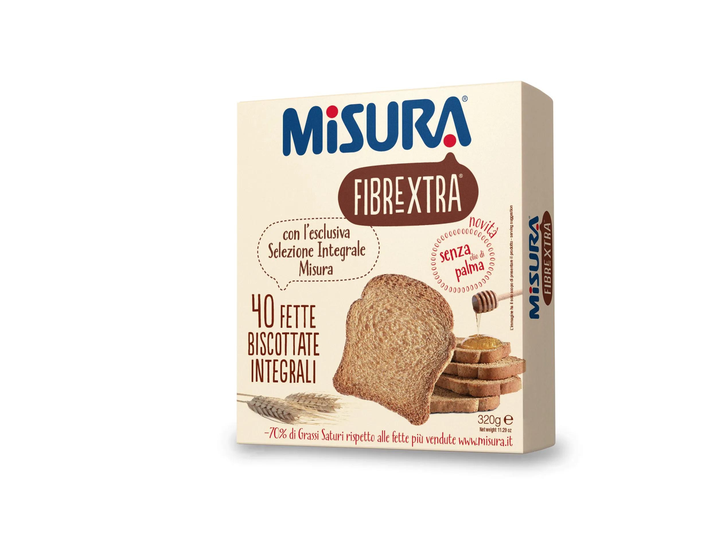 Misura Fibrextra Fette Biscottate Integrali 320 g