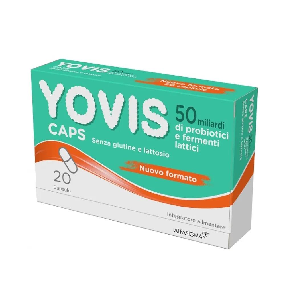 Yovis Caps 50 Miliari Integratore Fermenti Lattici Vivi e Probiotici 20 Capsule