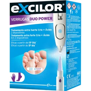 Tratamento para verrugas Excilor Duo Power