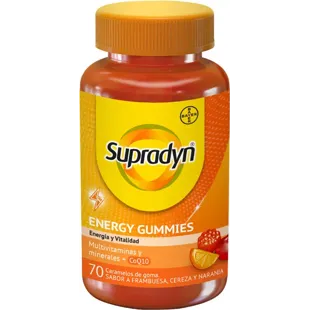 Supradyn Active Gummies Adultes Vitamines et Énergie 70 unités