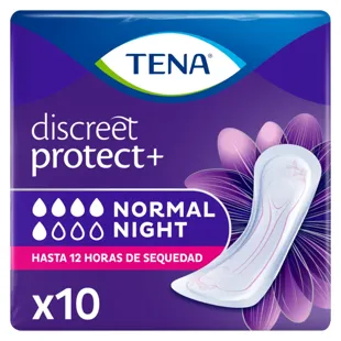 TENA Discreet Protect+ Normal Nuit Femmes 10 unités
