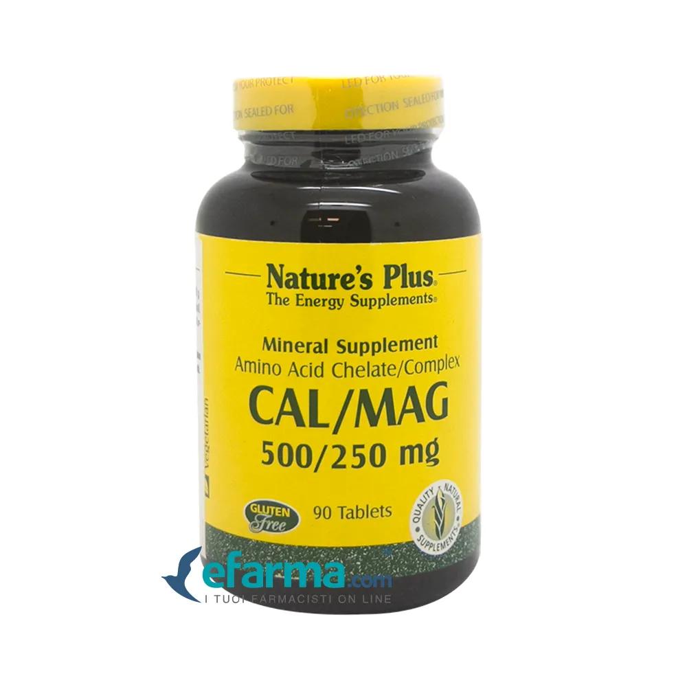 Nature's Plus Calcio Magnesio Integratore 90 Tavolette