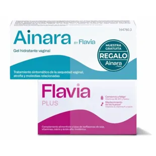 Flavia Plus 30 Capsules + Sample Ainara Vaginal Moisturizing Gel