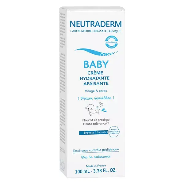 Neutraderm Baby Crème Hydratante Apaisante 100ml