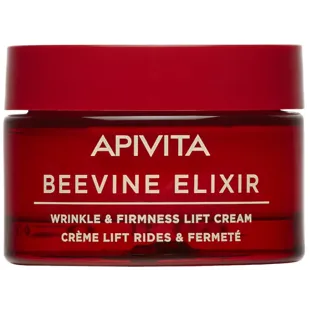 Crème Anti-rides et Riche de Levage Vin Élixir Effet Texture Apivita 50 ml Raffermissant