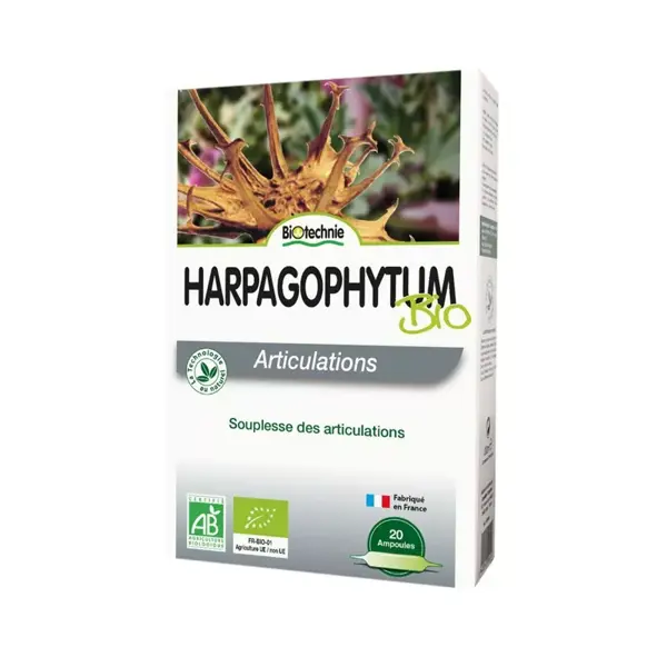 Biotechnie Harpagophytum Bio joints 20 bulbs