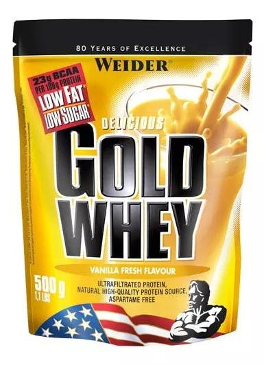 Weider Proteinas Gold Whey Sabor Baunilha 500g