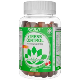 Aspolvit Stress Control Cherry Flavor 60 Gummies