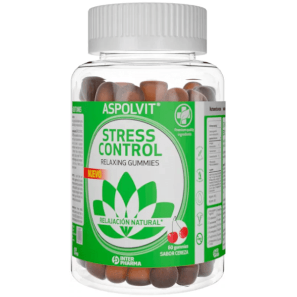 Aspolvit Stress Control Kirschgeschmack 60 Gummibärchen