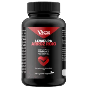 Vecos Nucoceutical Red Rice Yeast 100 VegCaps