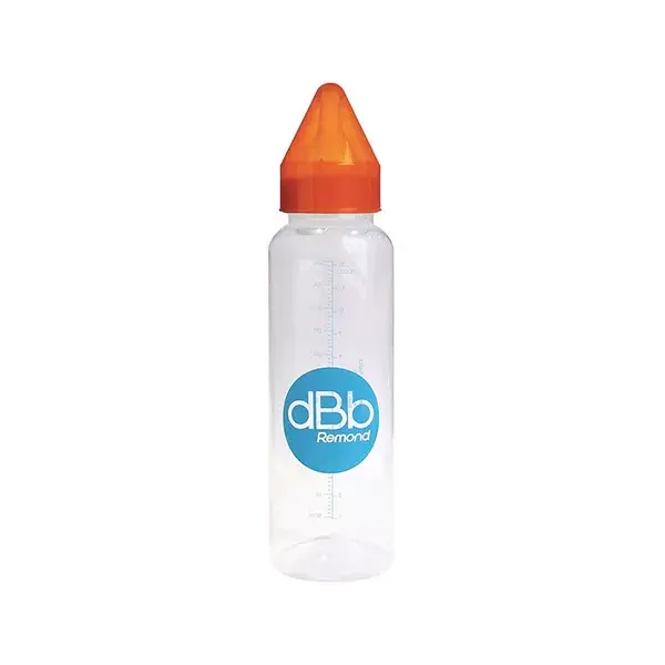 dBb Remond Biberon Régul'Air Orange Translucide 360ml