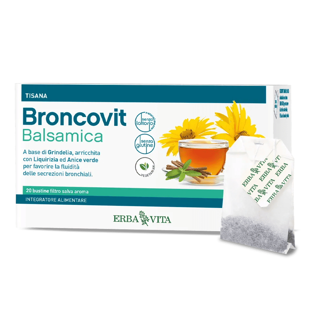 Erba Vita Broncovit Tisana Lenitiva Bronchi 20 Bustine