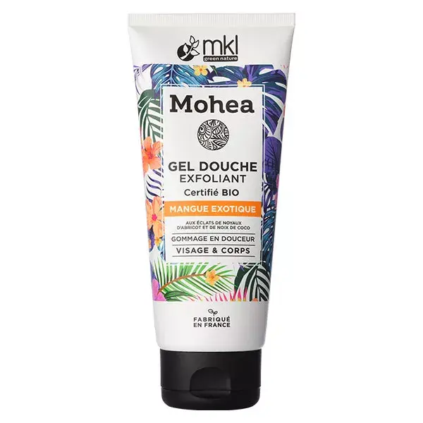 MKL Green Nature Mohea After-Sun Exfoliating Shower Gel Organic Exotic Mango 200ml