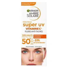 Garnier Ambre Solaire Super Uv Vitamine C Fluide Anti-Taches SPF 50+ 40ml