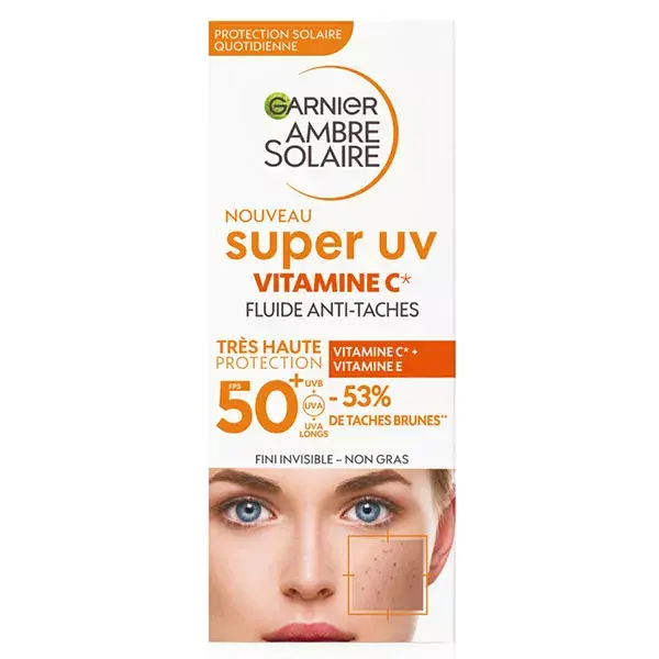 Garnier Ambre Solaire Super UV Vitamin C Anti-Dark Spot Fluid SPF 50+ 40ml