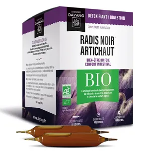 Dayang Radis Noir Artichaut Bio 20 fialette