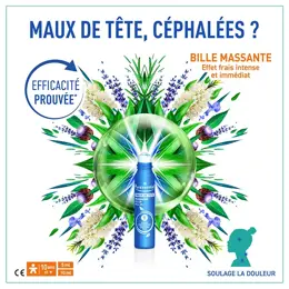 Puressentiel Bien-Être Roller Maux de Tête aux 9 Huiles Essentielles 10ml