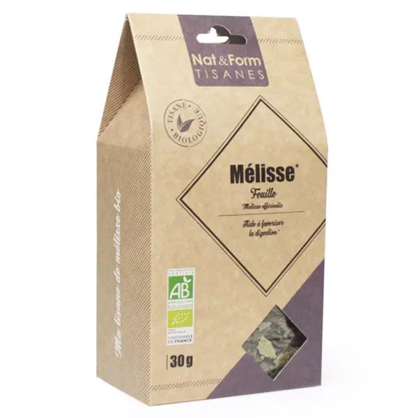 Nat & Form Les Tisanes Mélisa Bio 30g